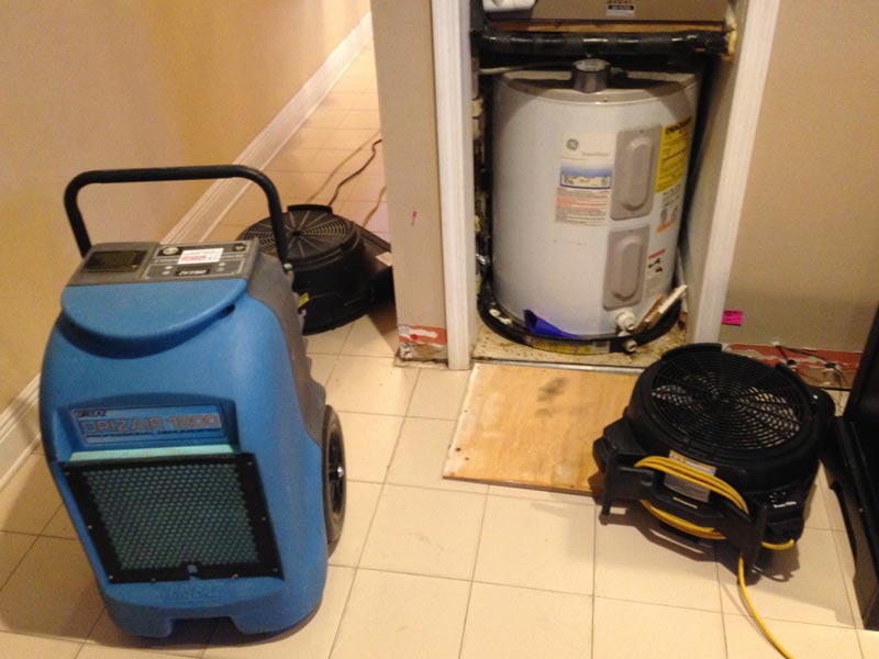 Always  consider a professional to mitigate the water damage to your home or office.